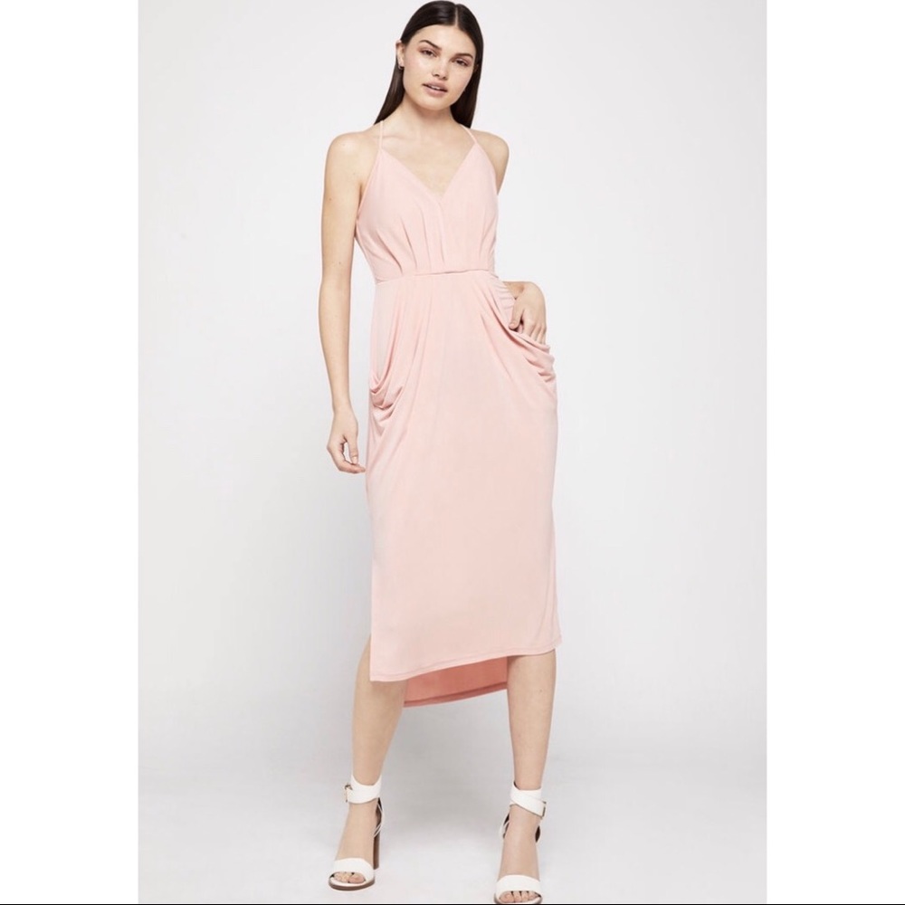 BCBGeneration Blush Midi Dress